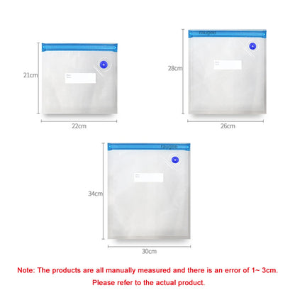Electric Vacuum Sealer Pump Portable Handheld Vacuum Sealer Pump with Reusable Zipper Vacuum Bags BPA-Free Vacuum Packaging Bag