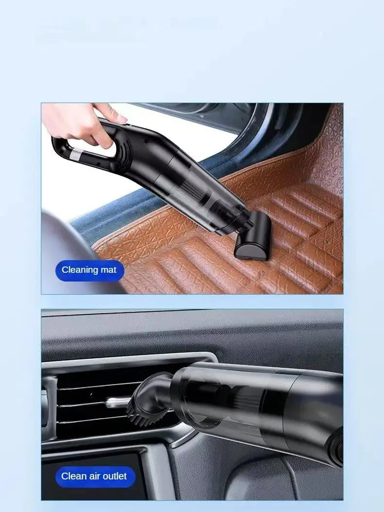 Handheld Home Vacuum Cleaner Rechargeable Portable Vacuum Cleaner Car Home Dual Purpose Wireless Dust Catcher Pet Hair 10000PA