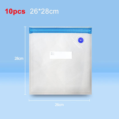Electric Vacuum Sealer Pump Portable Handheld Vacuum Sealer Pump with Reusable Zipper Vacuum Bags BPA-Free Vacuum Packaging Bag