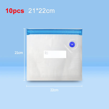 Electric Vacuum Sealer Pump Portable Handheld Vacuum Sealer Pump with Reusable Zipper Vacuum Bags BPA-Free Vacuum Packaging Bag